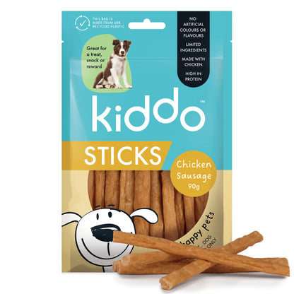 Kazoo KIDDO Dog Treat Chicken Sausage 90g - Woonona Petfoods