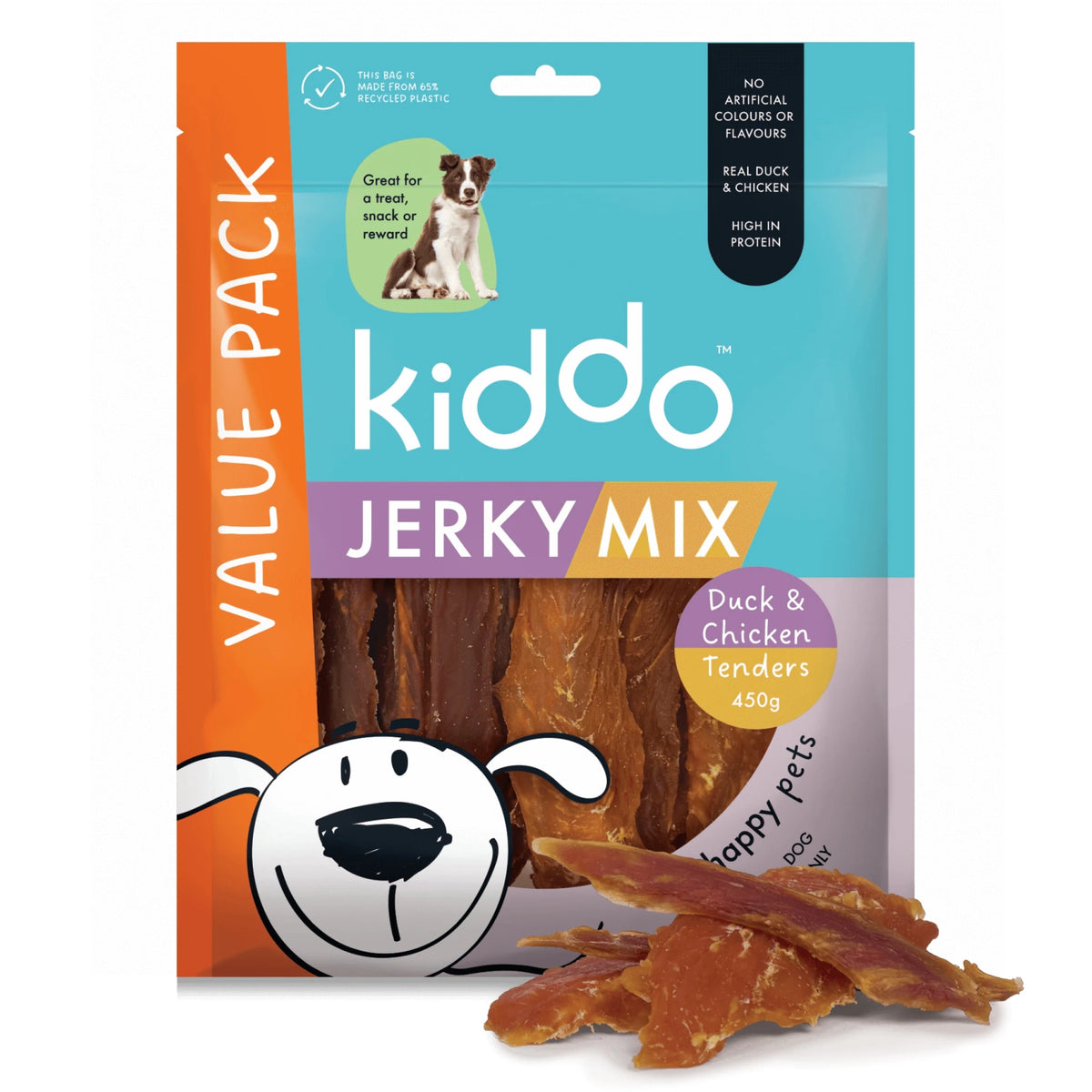Kazoo KIDDO Dog Treat Duck and Chicken Tenders Mix 450g - Woonona Petfoods