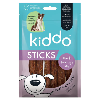 Kazoo KIDDO Dog Treat Duck Sausage 90g - Woonona Petfoods