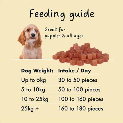 Kazoo KIDDO Dog Treat Training Soft Chicken Chunks 90g - Woonona Petfoods