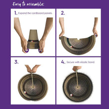 Kazoo Kitty Accordion Cardboard Bed with Bell - Woonona Petfoods