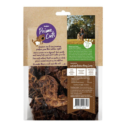 Kazoo Prime Cuts Beef Lung Cubes - Woonona Petfoods