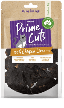 Kazoo Prime Cuts Cats Chicken Liver 60g - Woonona Petfoods
