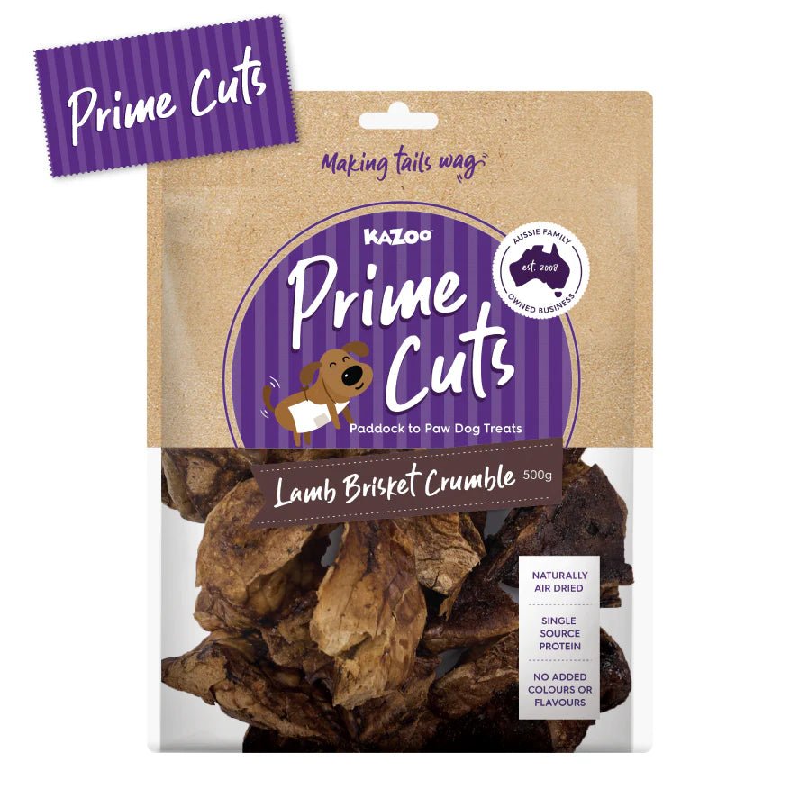 Kazoo Prime Cuts Lamb Brisket Crumble 500g - Woonona Petfood & Produce