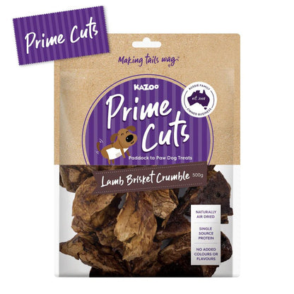 Kazoo Prime Cuts Lamb Brisket Crumble 500g - Woonona Petfood & Produce
