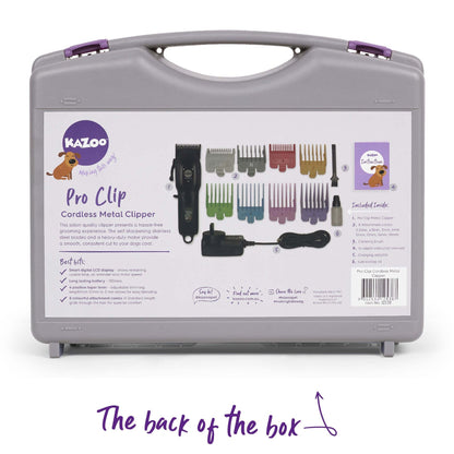 Kazoo Pro Clip Cordless Metal Clipper - Woonona Petfoods