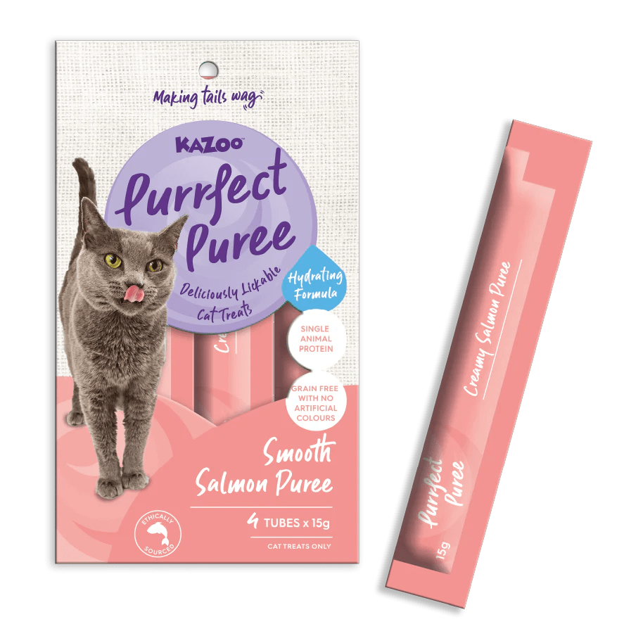 Kazoo Purrfect Puree 4 Pack 15g - Woonona Petfood & Produce