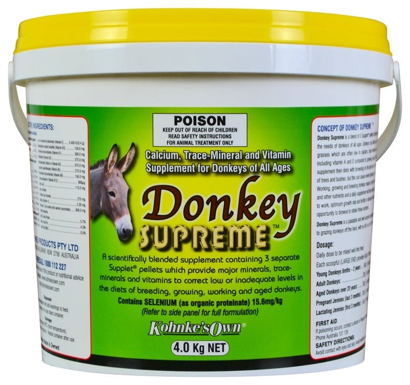 Kohnke`s Own Donkey Supreme 10kg - Woonona Petfoods