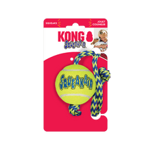 KONG Air Squeaker Ball With Rope Medium - Woonona Petfoods