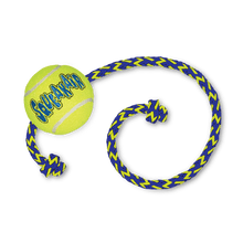 KONG Air Squeaker Ball With Rope Medium - Woonona Petfoods