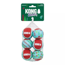 KONG Holiday Squeaker Tennis 6 Pack - Woonona Petfoods