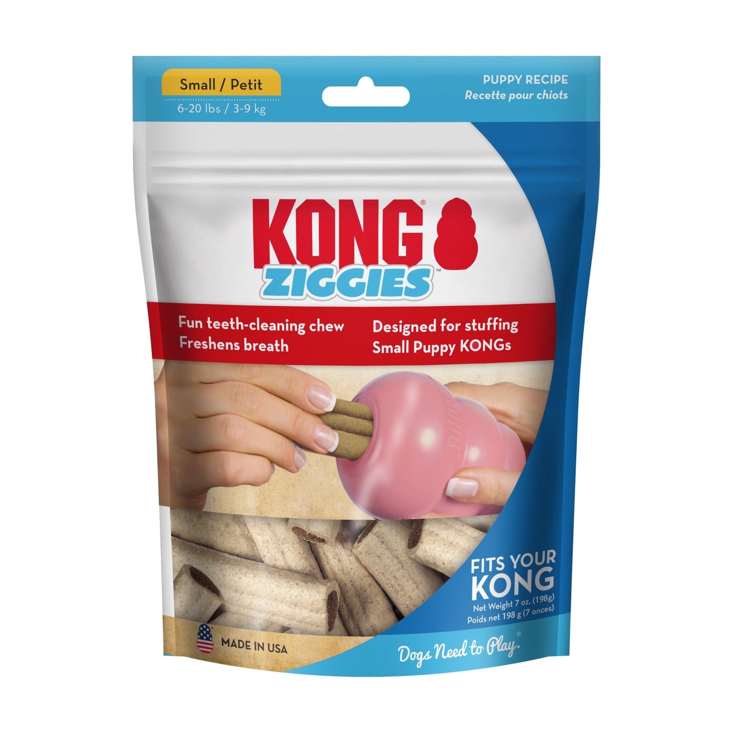 KONG Stuff N Puppy Ziggies - Woonona Petfood & Produce