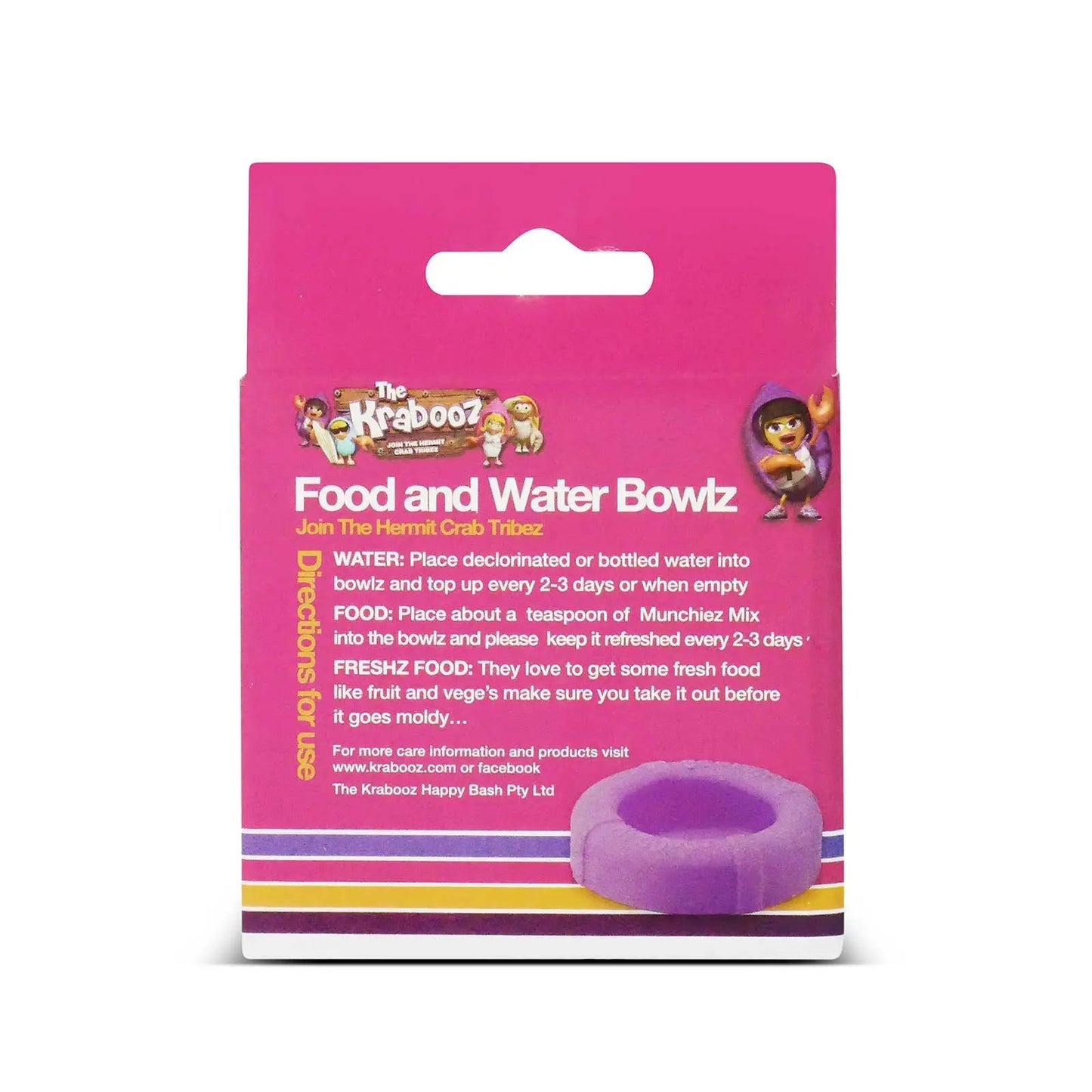 Krabooz Food and Water Bowl - Woonona Petfoods
