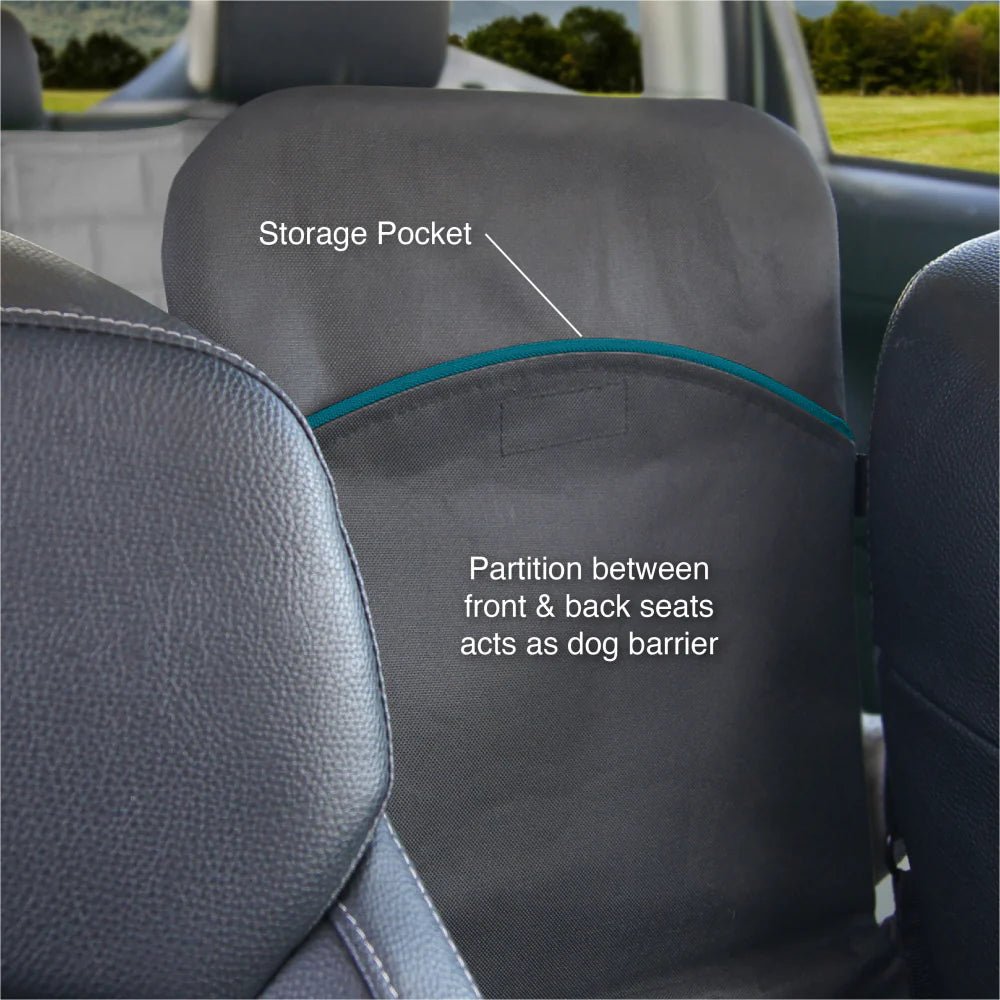 Kurgo Backseat Bridge Black/Grey - Woonona Petfoods