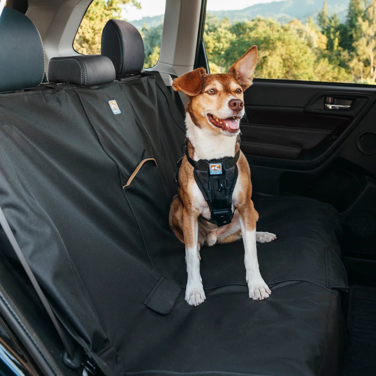 Kurgo Wander Bench Seat Cover Black - Woonona Petfoods