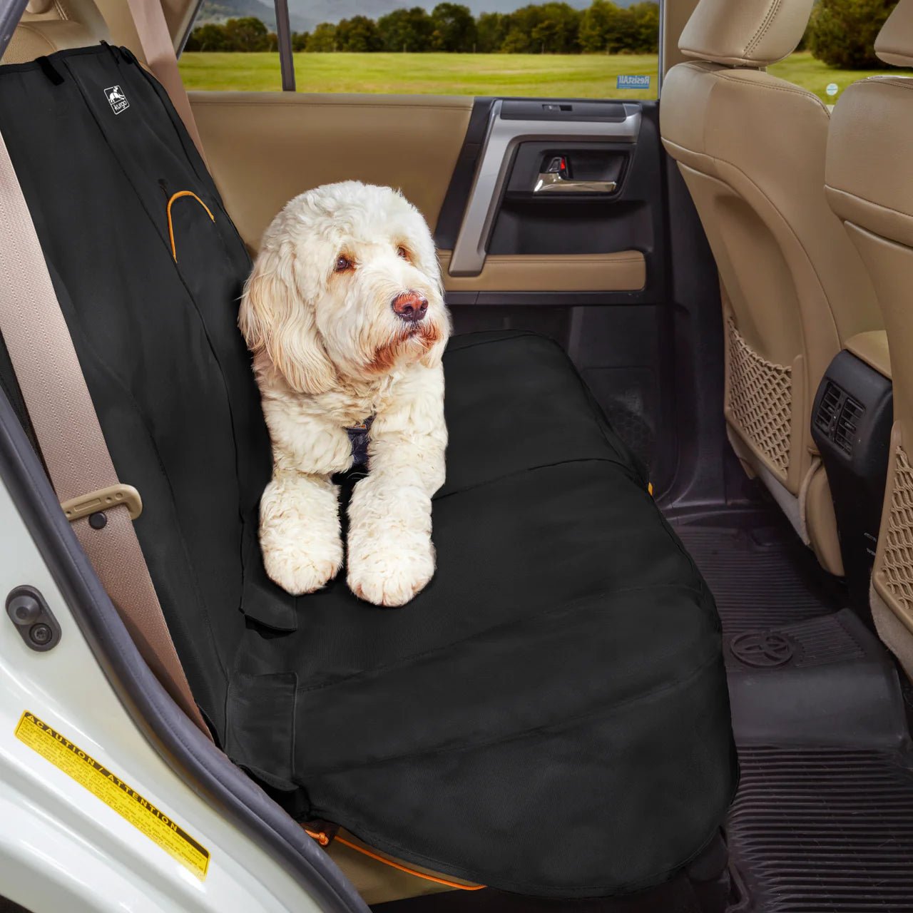 Kurgo Wander Bench Seat Cover Black - Woonona Petfoods