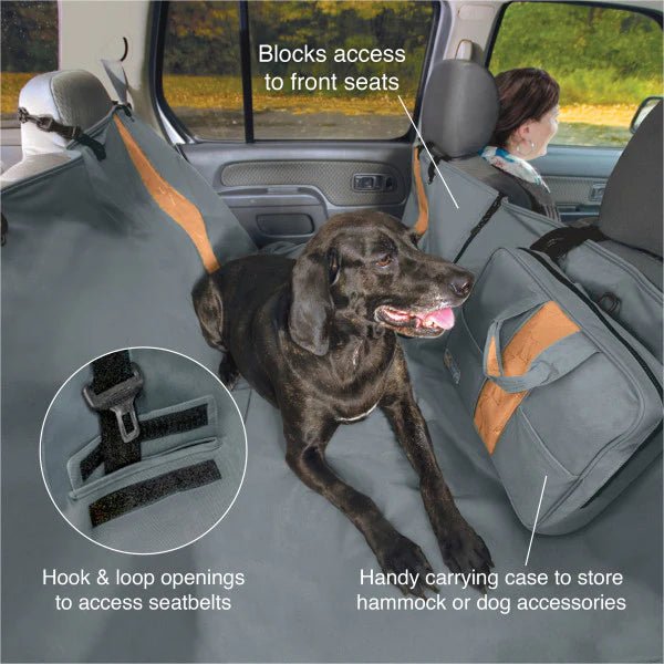 Kurgo Wander Hammock Black - Woonona Petfoods