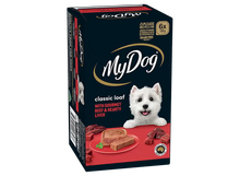 My Dog Classic Loaf Gourmet Beef & Hearty Loaf 6x100g