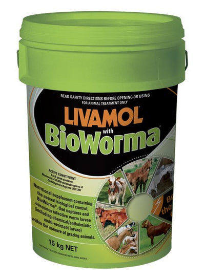 Livamol with BioWorma 15kg - Woonona Petfood & Produce