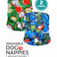 Loving Pets Washable Nappies Blue/Green - Woonona Petfoods