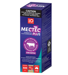 Mectec Plus Injection for Cattle 500ml - Woonona Petfoods