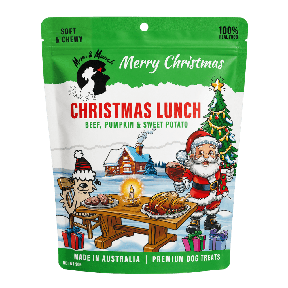 Mimi & Munch Christmas Lunch Beef Pumpkin & Sweet Potato Stocking Stuffer - Woonona Petfoods
