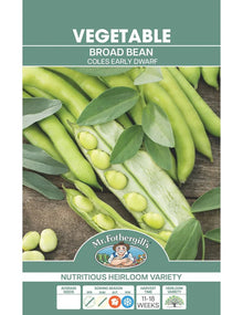 Mr Fothergills Broad Bean Early Dwarf - Woonona Petfoods