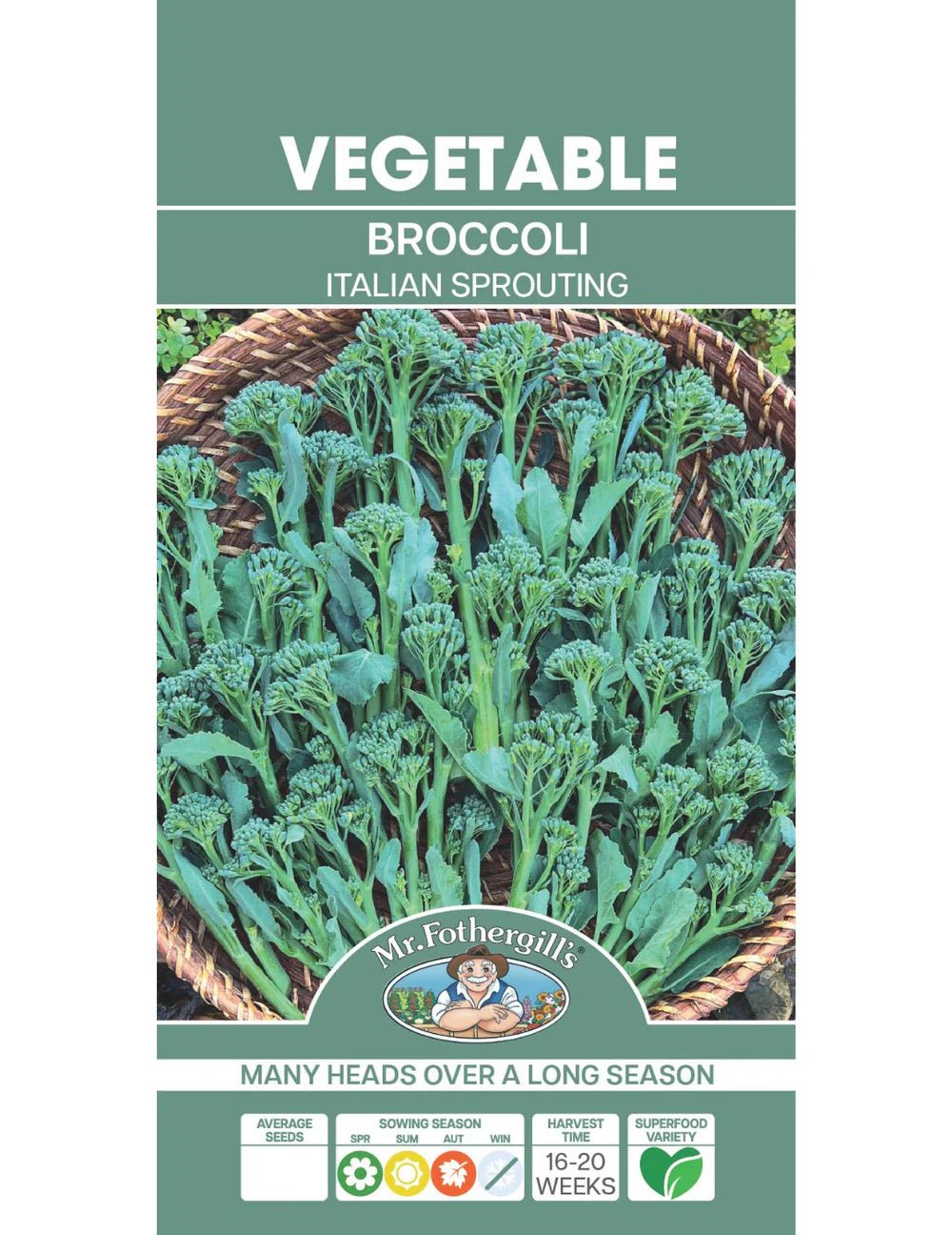 Mr Fothergills Broccoli Italian Sprouting - Woonona Petfoods