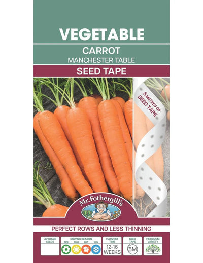 Mr Fothergills Carrot Tape Manchester Table