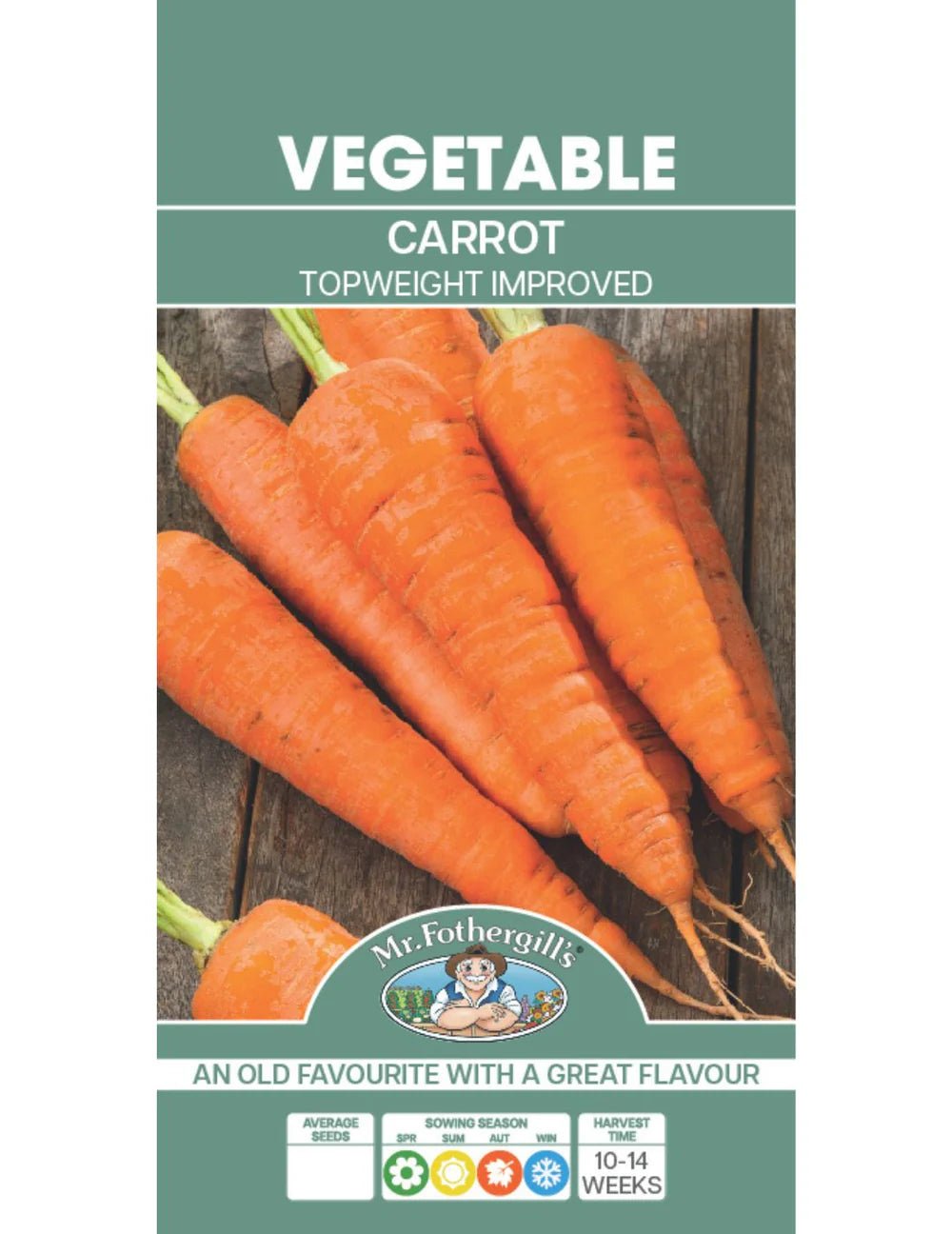 Mr Fothergills Carrot Topweight Improved - Woonona Petfoods
