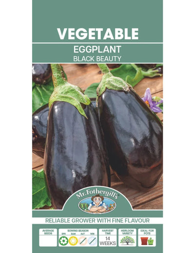 Mr Fothergills Eggplant Black Beauty
