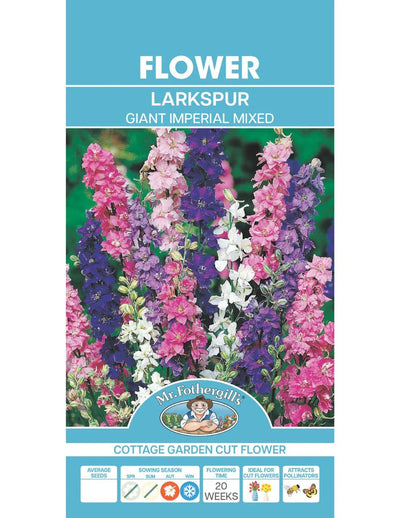 Mr Fothergills Larkspur Giant Imperial Mixed