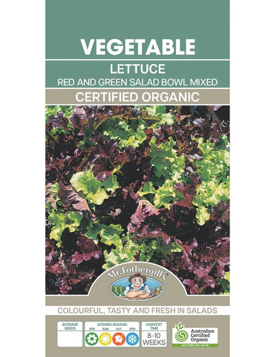 Mr Fothergills Lettuce Red & Green Organic