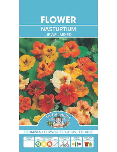 Mr Fothergills Nasturtium Jewel Mixed