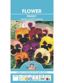 Mr Fothergills Pansy Swiss Giants Mixed - Woonona Petfoods