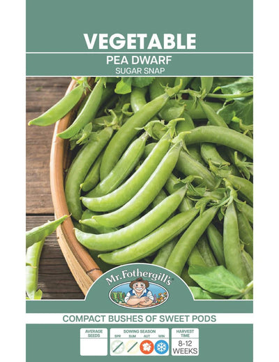 Mr Fothergills Pea Dwarf Sugar Snap
