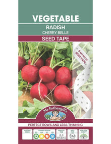 Mr Fothergills Radish Cherry Belle Seed Tape - Woonona Petfoods