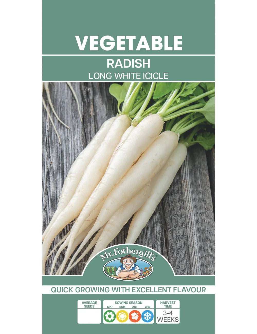 Mr Fothergills Radish Long White Icicle - Woonona Petfoods