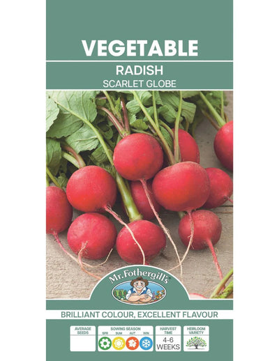 Mr Fothergills Radish Scarlet Globe