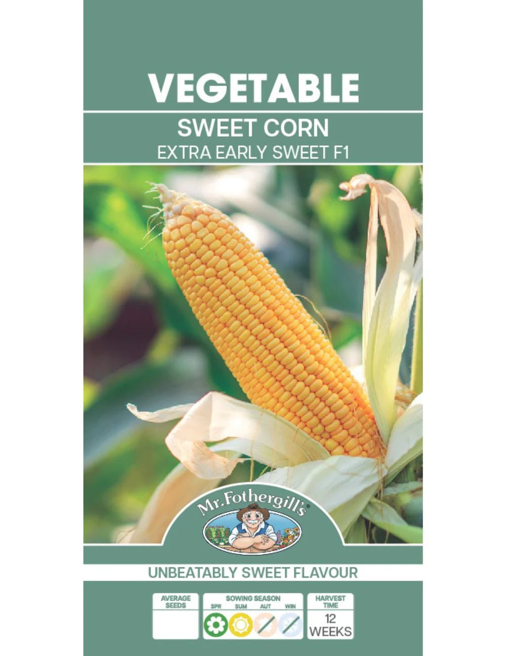Mr Fothergills Sweet Corn Early Extra Sweet F1 - Woonona Petfoods