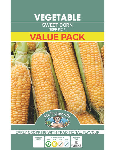 Mr Fothergills Sweet Corn Terrific F1