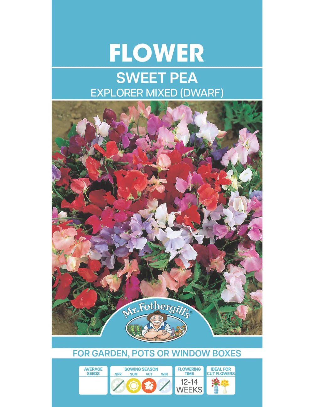 Mr Fothergills Sweet Pea Explorer Mix (Early) - Woonona Petfoods