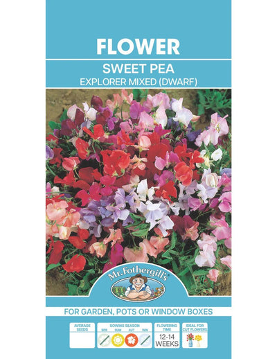 Mr Fothergills Sweet Pea Explorer Mix (Early)