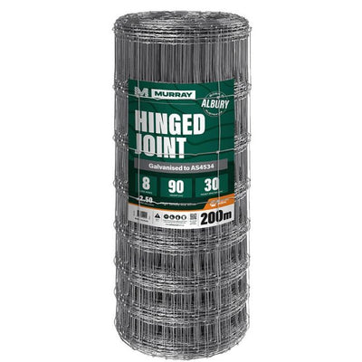 Murray Hinged Joint 8/90/30 2.5mm 200m Whites