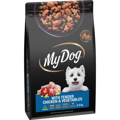 My Dog Dry Dog Food Chicken and Veg 2.8kg - Woonona Petfoods