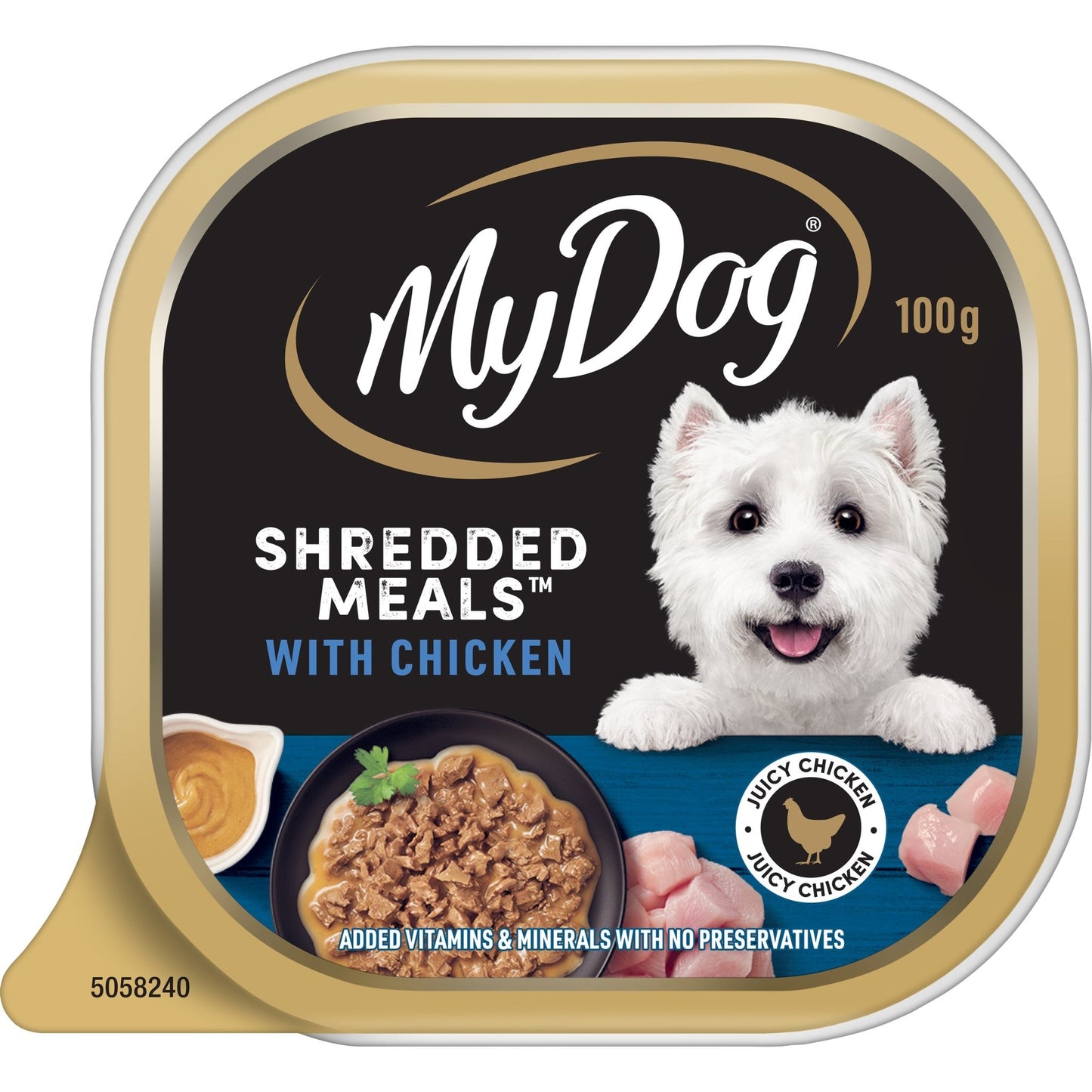 My Dog Wet Food Shredded Meals Chicken 100g - Woonona Petfood & Produce