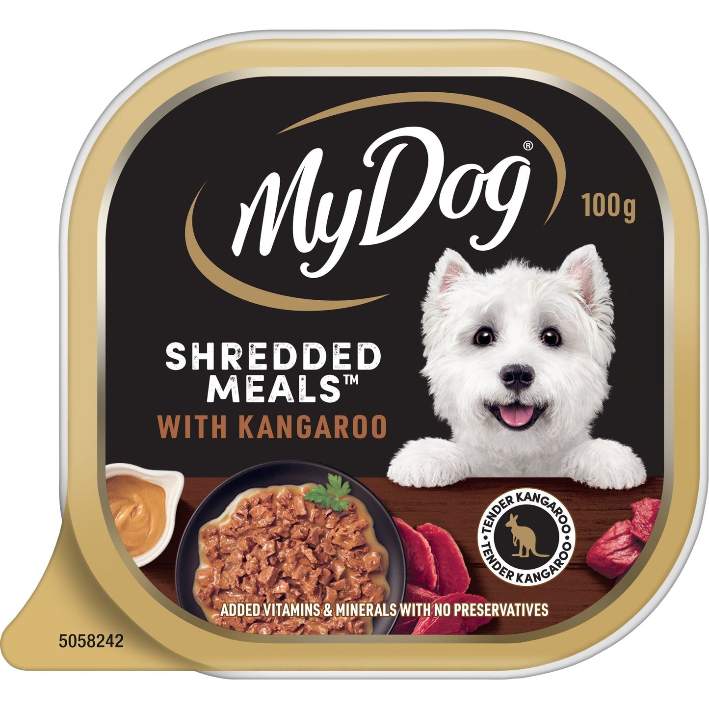 My Dog Wet Food Shredded Meals Kangaroo 100g - Woonona Petfood & Produce