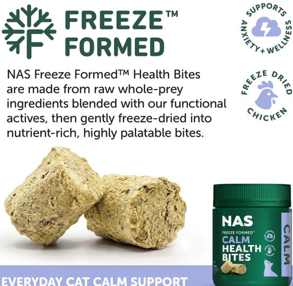 Natural Animal Solutions Calm Health Bites for Cats 50g - Woonona Petfoods
