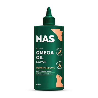 Natural Animal Solutions Salmon Omega Oil 500ml - Woonona Petfoods