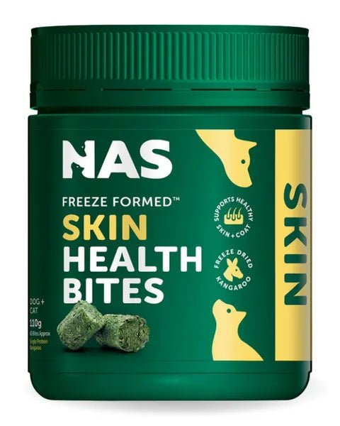 Natural Animal Solutions Skin and Coat Health Bites for Dogs and Cats 110g - Woonona Petfoods